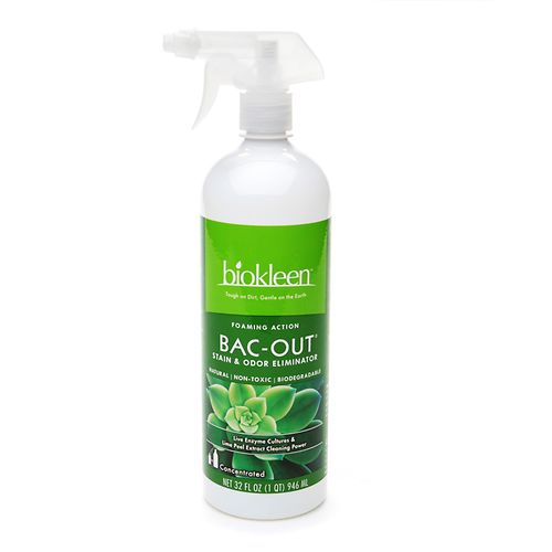 biokleen Bac-Out Stain & Odor Eliminator with Live Enzyme Cultures Foaming Action Sprayer - 32 fl oz