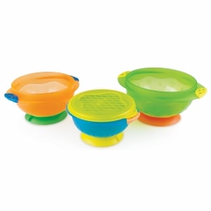 Munchkin Stay-Put Suction Bowls, 3 ea