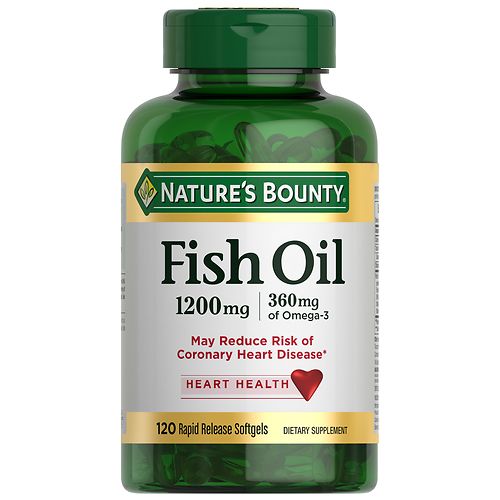 Buy Natures Bounty Fish Oil, 1200mg, Softgels & More  drugstore 