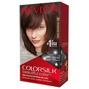 Revlon Colorsilk Beautiful Color, Dark Mahogany Brown 32 | drugstore.com