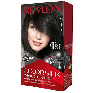 Revlon Colorsilk Beautiful Color, Soft Black 11 | drugstore.com