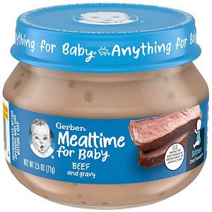 Gerber Baby Food, Beef & Beef Gravy | drugstore.com