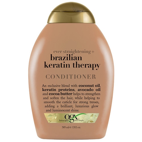 Organix Conditioner, Ever Straight Brazilian Keratin Therapy 13 fl oz 