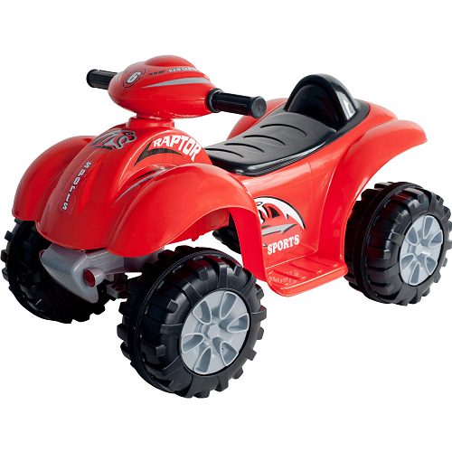 Lil Rider Battery Powered Raptor 4 Wheeler Ages 2 4 Red