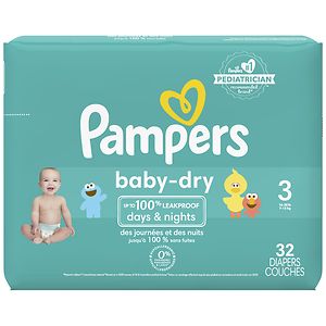 Pampers Baby Dry Diapers Size 3 Jumbo Pack on PopScreen