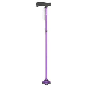 HurryCane Freedom Edition Folding Standing Cane, Pathfinder Purple ...